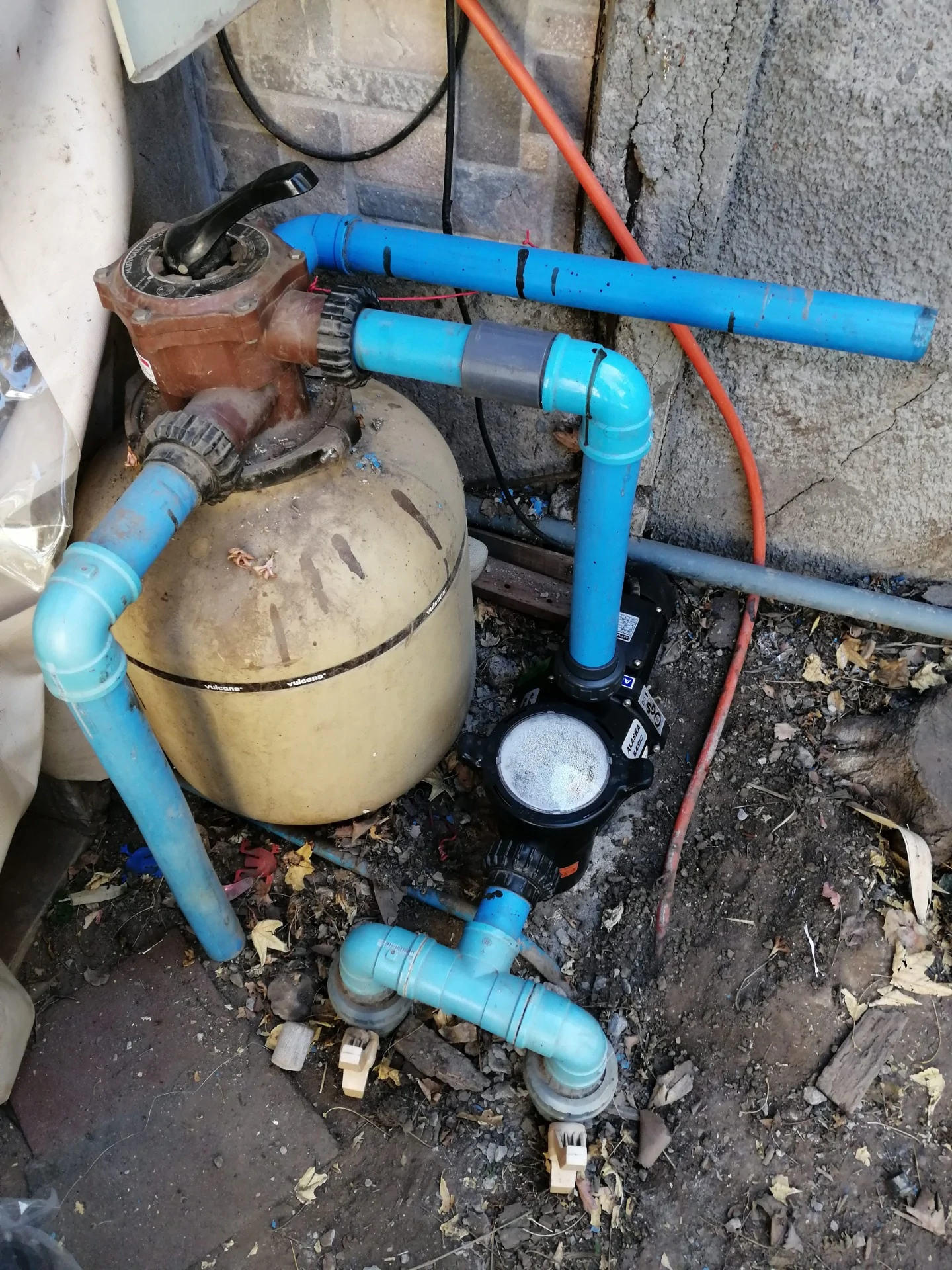 Tuberías para piscina